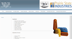 Desktop Screenshot of prairiestateindustries.com